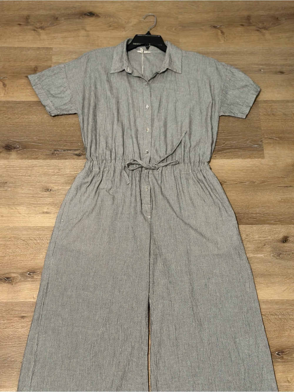 Eileen Fisher Button-Front romper - Picture 9 of 13